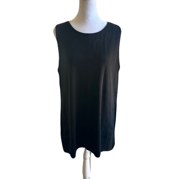 CHICOS Pima Pullover Pocket Tunic in Black - Picture 2 of 7
